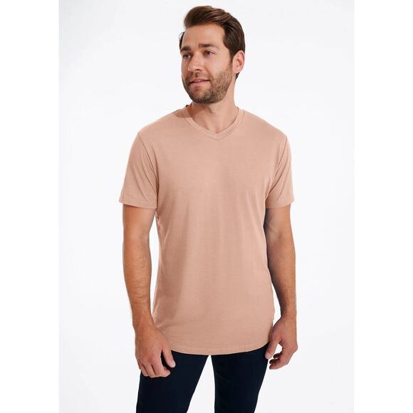 Swet Tailor Softest V-Neck Tee Pearl Blush Sz XXL NWT - Picture 1 of 3